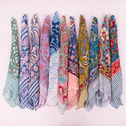 Handcrafted Cotton Bandana – Unique Printed Fabric for Casual, Travel & Street Style Looks - 11pcs